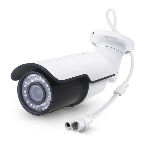 [VIDCAM] Caméra Bullet IP 1944P 5.0MP POE P2P H265 2,8-12mm Sony PAL IR 40mètres Micro Noir IP67 78*200mm DC12V 0,5A PST-IPCD203EH5 (copie)