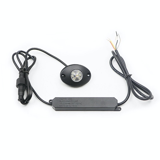 [AUTDEC53927] Flasher calandre 6W 18modes Blanc DC9-32V LB1089