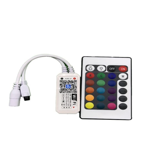 [ECLCON10470] Contrôleur RGB WIFI 3CH/4A IP20 53*24*11mm DC5-24V
