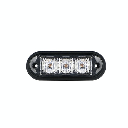 [AUTGYR55648] Flasher calandre 2LED 6W 18modes Blanc commande DC12V LB1001-1A (copie)