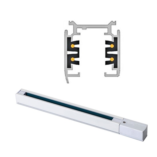 Rail Blanc 2L IP20 1500*34*21mm (copie)