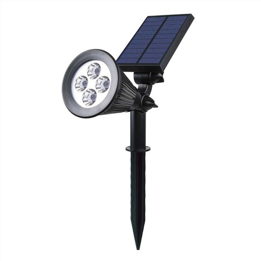 4W Garden Light Solaire HP 3000K 400lm IP66 95*120mm P145*90*30mm 8heures (copie)