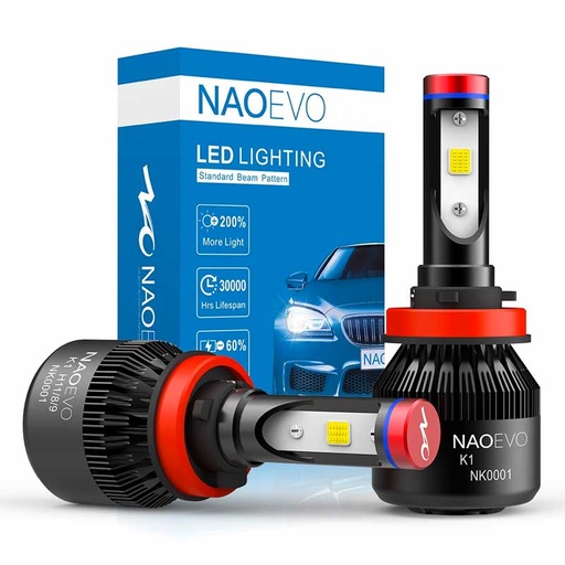 Kit LED NAO K1 72W 7600Lm DC9-16V