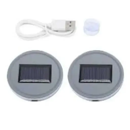 Fond porte gobelet lumineux RGB 2pcs