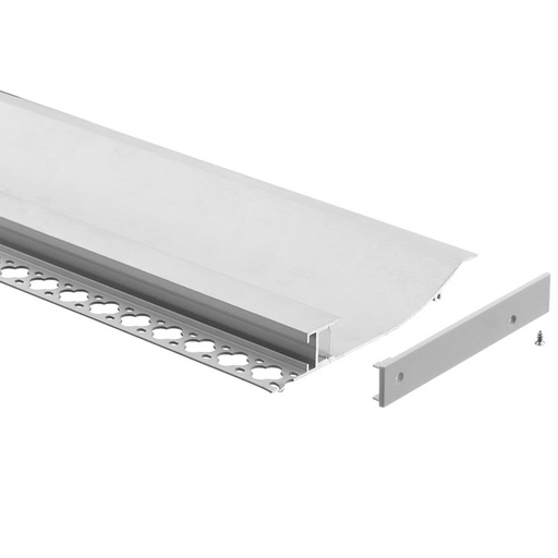 Profilé Aluminium pour LED Plinthe LSP125-16