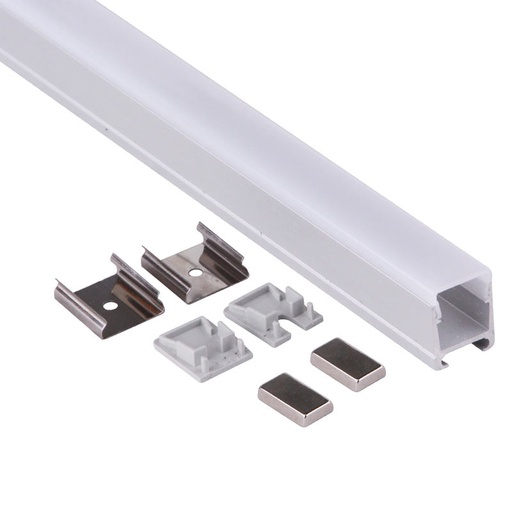 Profilé Aluminium pour LED Aimanté LSPM14-18