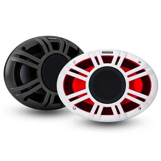 [BATAUD020097] Haut-parleurs marine LED KMXL 300W 160*230mm 4ohms Kicker KI-48KMXL694