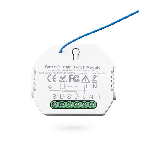 [VIDCAM21780] Module Domotique DILIMOD 108WR Volet + Commande AC90-250V