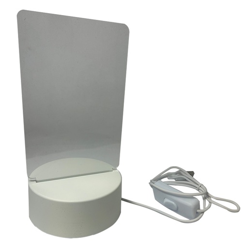 [ECLLAM02376] Lampe de chevet Acrylique DILISQUARE 1 CCT DC5V