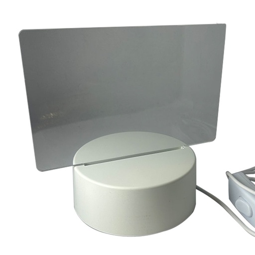 [ECLLAM04578] Lampe de chevet Acrylique DILISQUARE 2 CCT DC5V